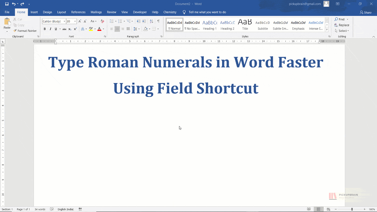 how-to-quickly-type-roman-numerals-in-word-pickupbrain-be-smart