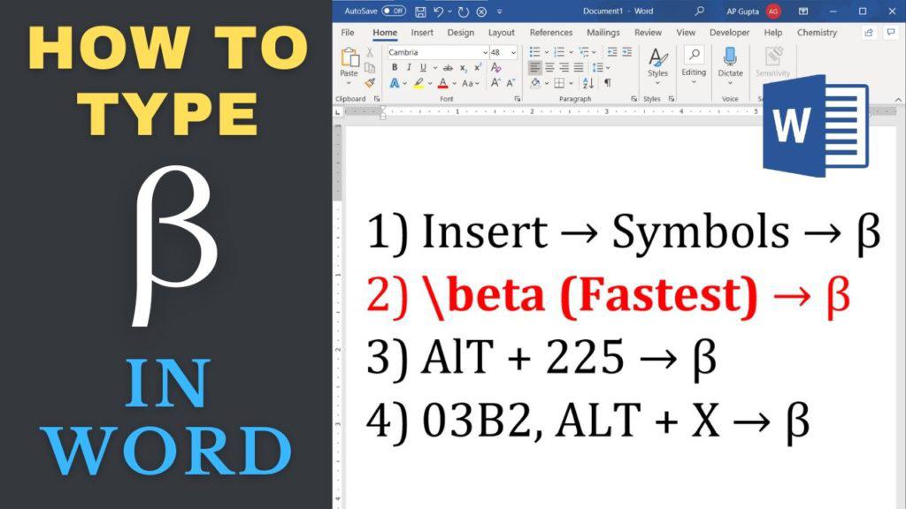 four-different-ways-to-type-beta-in-word-pickupbrain-be-smart