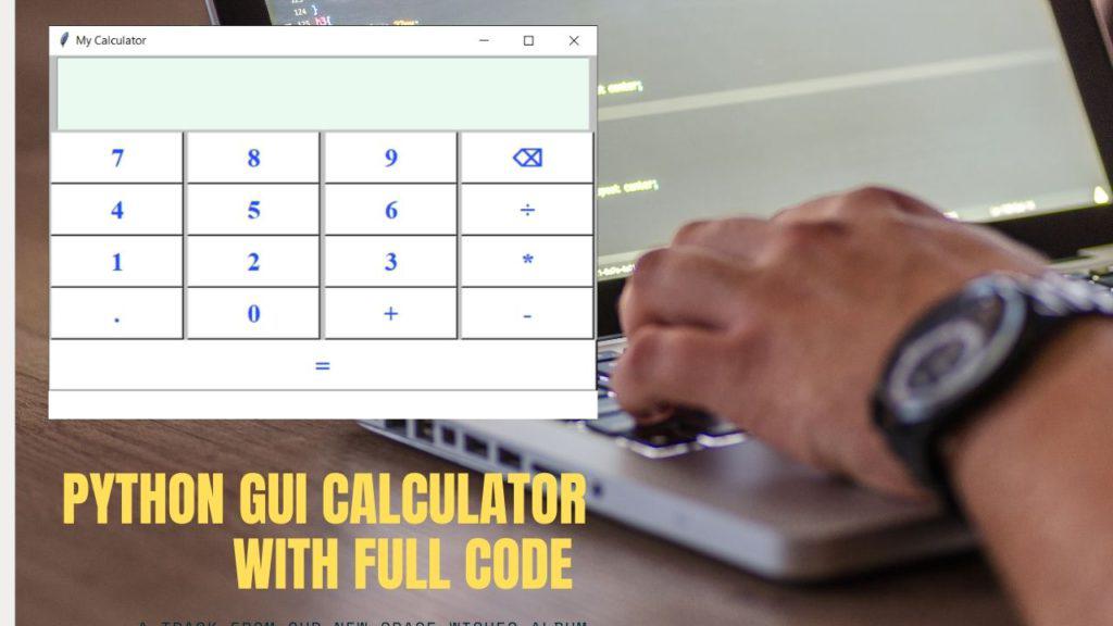 Basic Python Code For Calculator