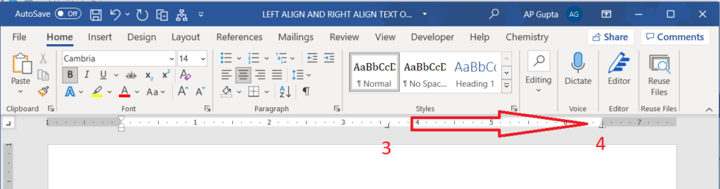 How To Align Text Left And Right On Same Line In Ms Word PickupBrain 