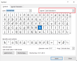 How to type H-bar (ħ) in Ms Word: 4 Methods including shortcut ...