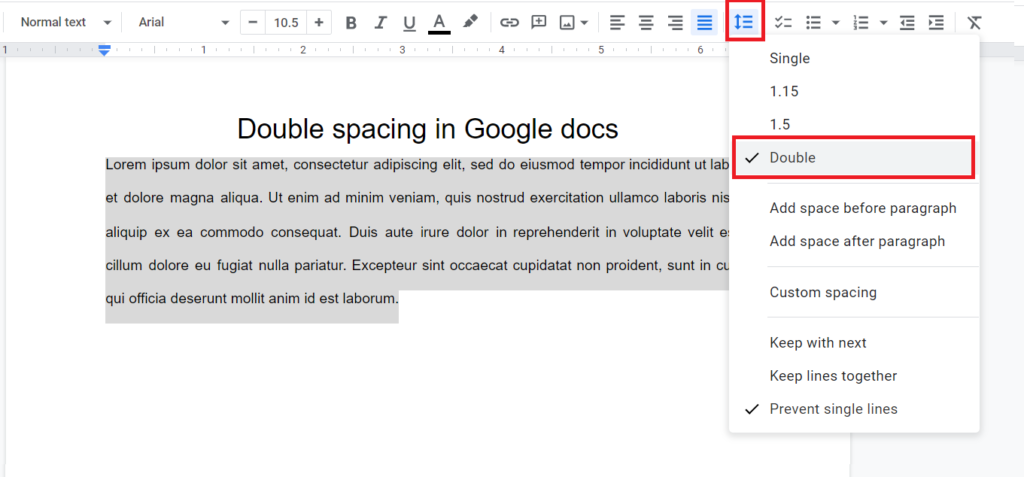 How To Double Space In Google Docs PickupBrain Be Smart