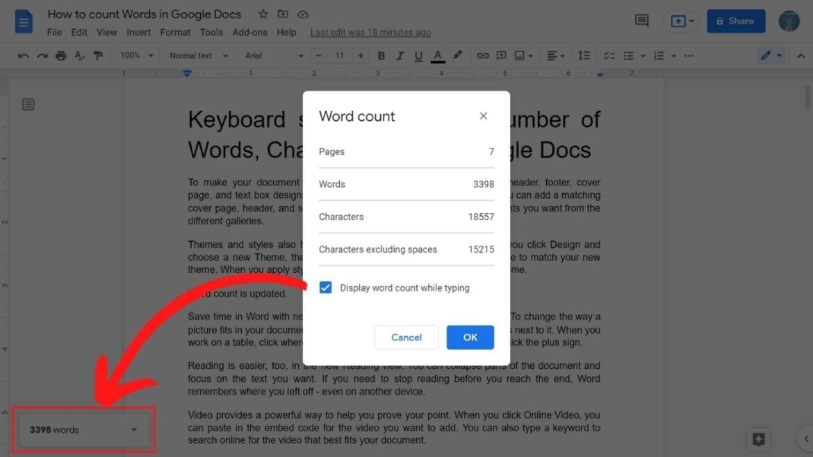 Count words in Google Docs using these easy steps - PickupBrain: Be Smart