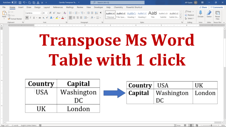 transpose-table-in-ms-word-with-1-click-pickupbrain-be-smart