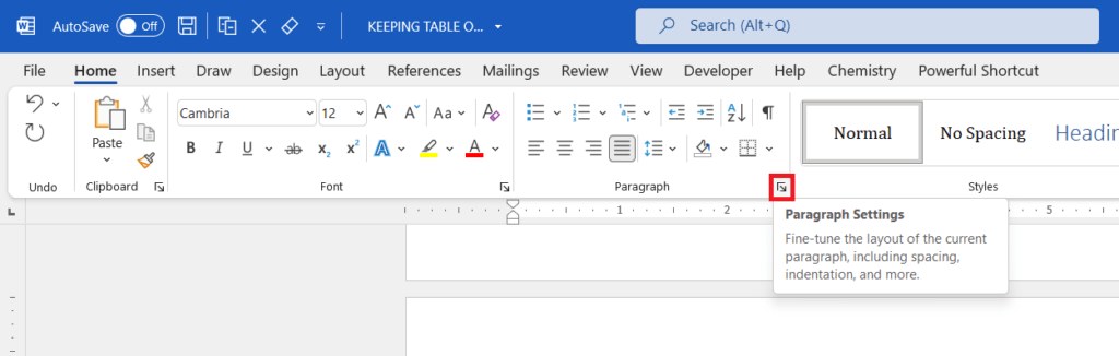 Trick To Keep Entire Table On One Page In Ms Word PickupBrain Be Smart