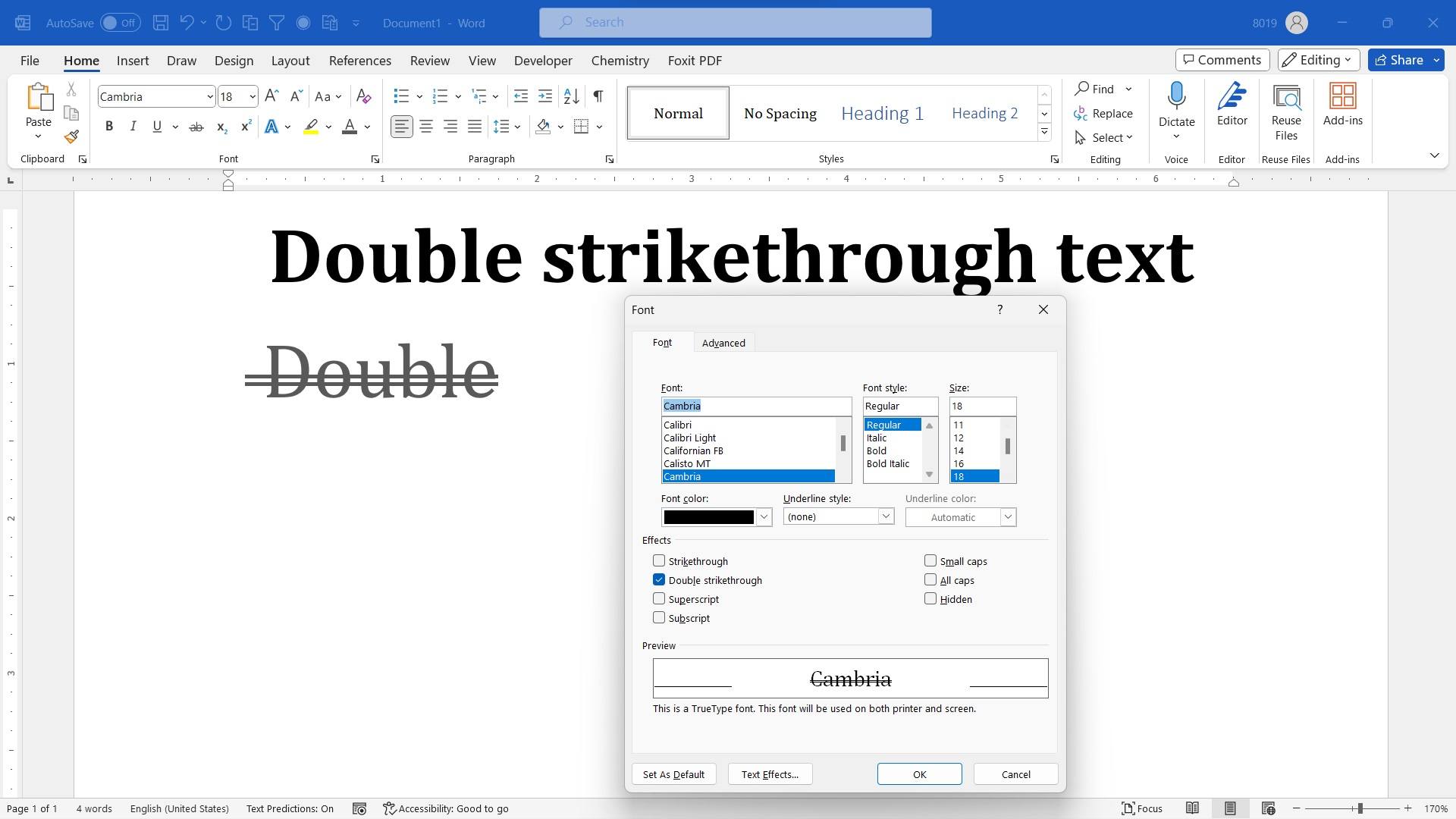 how-to-double-strikethrough-text-in-ms-word-pickupbrain-be-smart